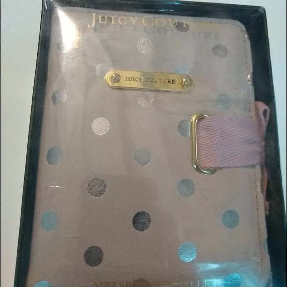 Y2K JUICY COUTURE MP3 Speaker player Wallet Planner PINK POLKA DOT - Picture 5 of 6
